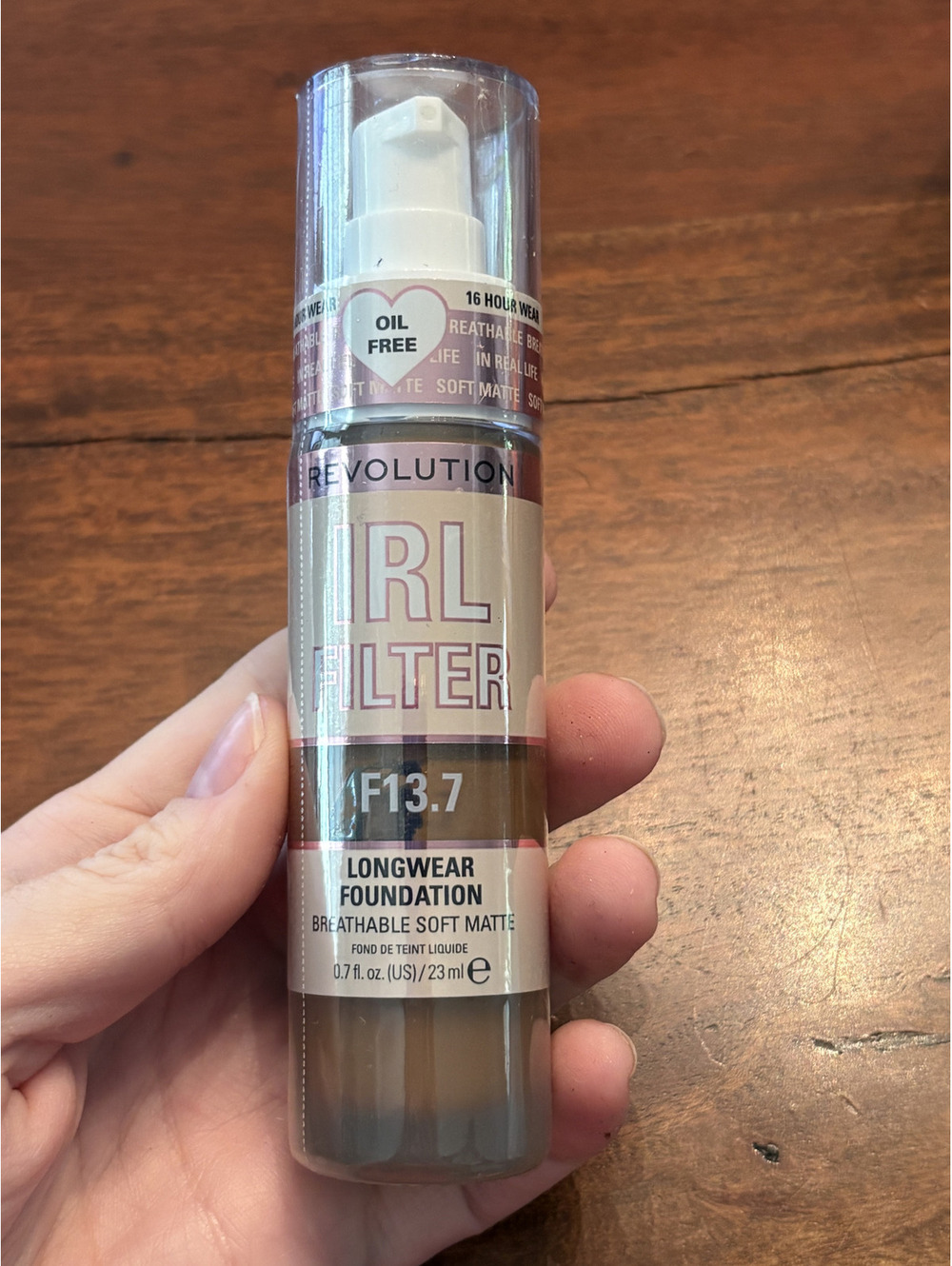 Revolution IRL Filter Longwear Foundation F13.7. NEW!